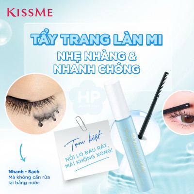 Combo Mascara Nâng Rậm Dày Mi Và Mascara Tẩy Trang Mi Kissme Heroine Make (2 cây)