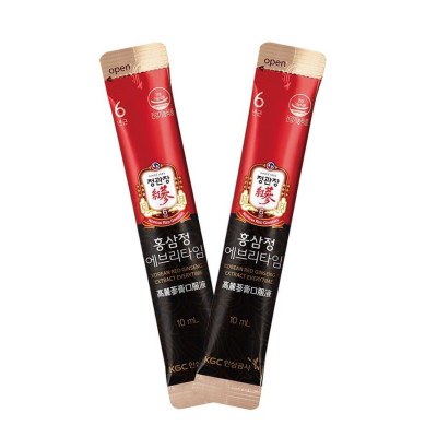 Tinh Chất Hồng Sâm Pha Sẵn EveryTime Original KGC Cheong Kwan Jang ( Hộp 30 gói, Hộp 10 gói x 10ml )