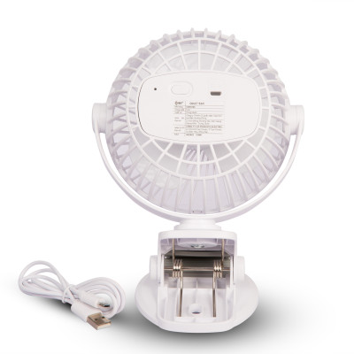 Quạt Sạc Tích Điện Mini Kẹp Bàn COMET CRF0705 5W Xoay 360 Độ pin Lithium 1800mAh