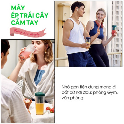 Máy xay sinh tố cầm tay Morphy Richards MR9800 công suất 50W/1A, dung lượng pin 1400mAh - Hàng Nhập Khẩu