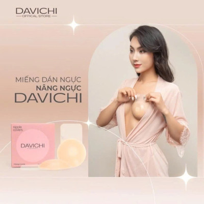 Miếng dán ngực sinh nhiệt tự thân Hàn Quốc - cơ chế tự dính khít khi tiếp xúc với bề mặt da có nhiệt BẢN TO 8CM - 1 CẶP