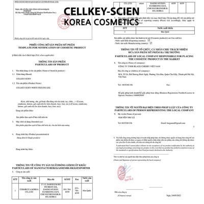 Tẩy Da Chết Mặt Tế Bào Gốc Thực Vật Lành Tính Làm Sạch Sâu Dịu Nhẹ Dưỡng Ẩm Sáng Da Cho Da Dầu Mụn Nhạy Cảm Cellkey-Scien White Peeling Gel (80ml)