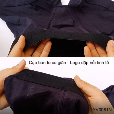 Quần sịp đùi 100% cotton kháng khuẩn khử mùi YG YV0081N của Nhật