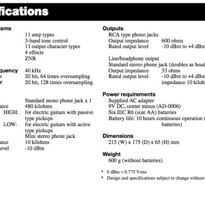 Effect Guitar  GM-200 Zoom - Hàng Chính Hãng
