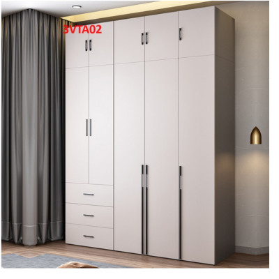 Tủ quần áo thiết kệ hiện đại - Tủ quần áo gỗ MDF 3VTA02