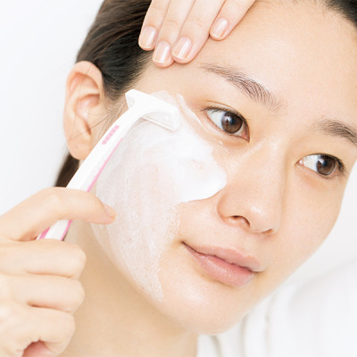 Set 03 chiếc dao cạo mặt Pretty, lưỡi bằng thép mạ 2 lớp Titanium sắc bén & bền bỉ - nội địa Nhật Bản