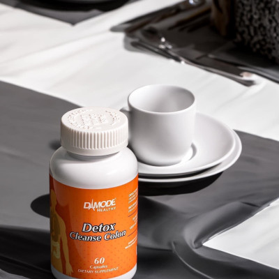Viên uống đào thải độc tố DETOX CLEANSE COLON Damode lọ 60 viên