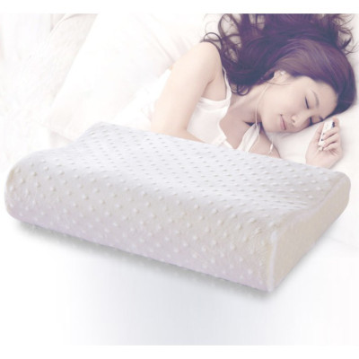 Gối Ngủ Chống Đau Cổ Vai Gáy Dệt Kim Lõi Bông Xơ Spa Chống Đau Mỏi Cổ Vai, Gối Cao Su Non Chống Ngáy Giảm Mệt Gối Cao Su Non Dành Cho Người Lớn Giúp Ngủ Ngon