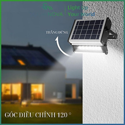 Đèn tường ngoài trời SOLARNOVA chạy bằng năng lượng mặt trời, chống nước bên ngoài từ hoàng hôn đến bình minh với cảm biến chuyển động. Sản phẩm bao gồm 2 chế độ chiếu sáng. Đèn tường ngoài không dây hiện đại cho sân nhà