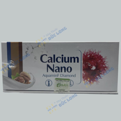 Calcium Nano AquaminF Diamond (Gia đình) – Hỗ trợ bổ sung canxi cho cơ thể - Hộp 50 viên