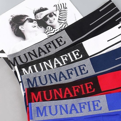 Combo 5 Quần Lót Nam Boxer Nhật Bản MUNAFIE - TẶNG KÈM TÚI ZIP