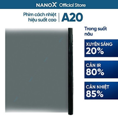 Phim cách nhiệt kính nhà NanoX A20 chống nắng nóng cho nhà ở & văn phòng