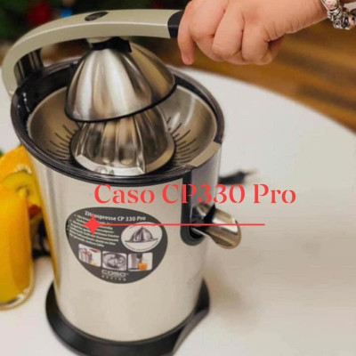 Máy vắt cam Caso CP 330 Pro nón inox - Hàng nhập khẩu