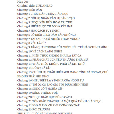 Cuộc Đời Phía Trước