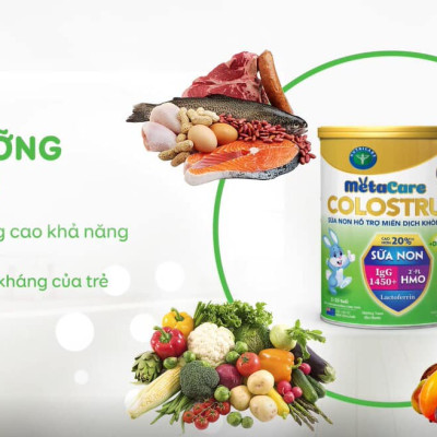 Sữa non Metacare Colostrum 1+ giúp trẻ tăng cường miễn dịch (800g)