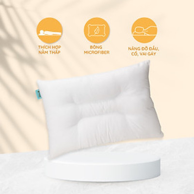 Ruột gối thư giãn K-Bedding by Everon, thư giãn cổ, massage cổ, chống ngáy 45x65cm