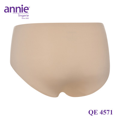 Quần lót nữ đúc su không đường may lưng cao annie lingerie QE 4571 mềm mịn co giãn 4 chiều