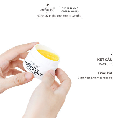 Tẩy tế bào chết da mặt Sakura Gentle Facial Scrub 30ml