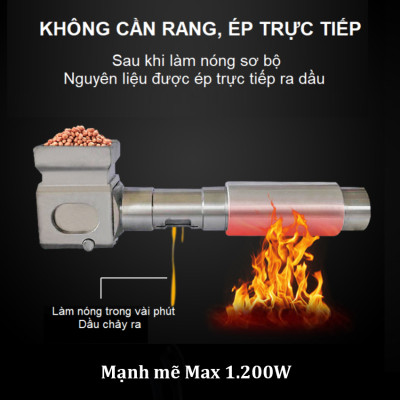 Máy ép dầu thực vật nóng và lạnh dùng trong gia đình thương hiệu Anh Quốc cao cấp AOSIDA A250 - Hàng Chính Hãng