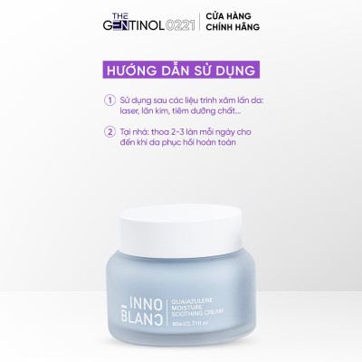 Kem cấp ẩm đa tầng Innoblanc The Gentinol 0221 cấp ẩm, làm sáng da 80 ml