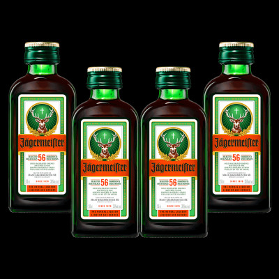 Rượu mùi Jägermeister 35% 4x0.02L