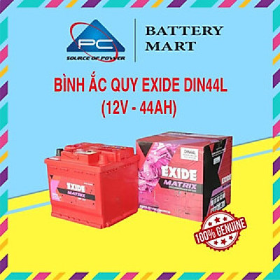 Bình Ắc Quy EXIDE DIN44L 12V-44Ah