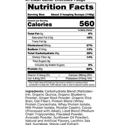 Tăng cân tăng cơ nạc Rule 1 Clean Gainer 9.8lb (4.4kg)