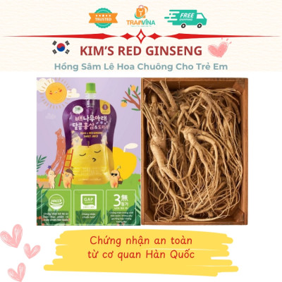 Hồng Sâm Lê Hoa Chuông Cho Trẻ Em Kim