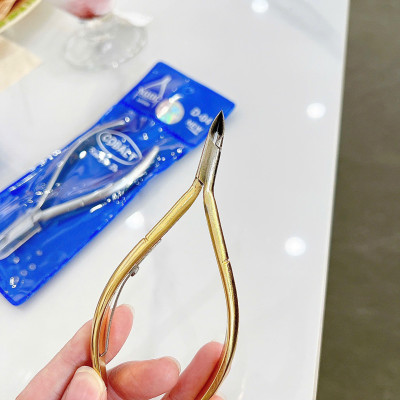 Kìm Ngọc Nhặt Da Bạc D04, Siêu Bén, Inox 304 Không Gỉ, Đầu Bán Nguyệt, Dễ Vô Khoé Nhặt Da, Làm Nail Bền Và Dễ Vệ Sinh Chà Gót Chân