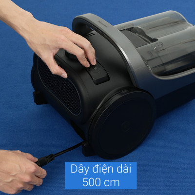 Máy Hút Bụi Dạng Hộp Panasonic MC-CL609HN49 - Công suất 2200W - Công nghệ gió xoáy cực đại - Bộ lọc HEPA & lưới lọc hiện đại - Sản xuất tại Malaysia - Hàng chính hãng - Bảo hành 12 tháng