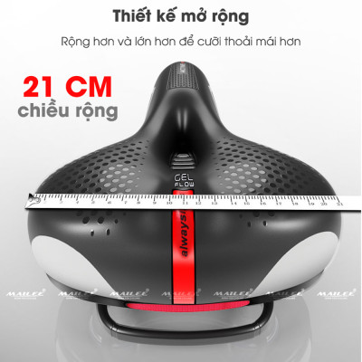 Yên BÉO xe đạp GEL-608 Da PU Thoáng Khí Êm Ái Chống Sốc Phụ Kiện Xe Đạp Thể Thao Lắp đặt dễ dàng - Mai Lee 