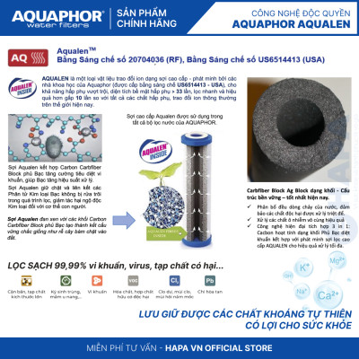 Máy Lọc Nước AQUAPHOR CRYSTAL ECO H Chuẩn Nước Khoáng Uống Trực Tiếp, Công Nghệ NANO Aqualen Độc Quyền, Máy Lọc Nước Không Điện - Nhập Khẩu Châu Âu, Hàng Chính Hãng