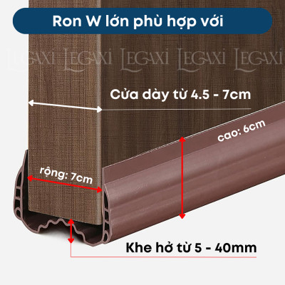Nẹp cửa thanh chắn cửa ngăn côn trùng, tránh thoát hơi máy lạnh phòng ngủ, phòng khách, nhà bếp Legaxi