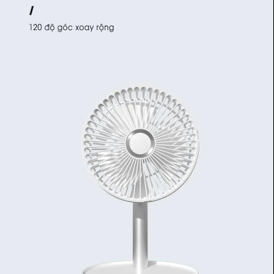 Quạt Tích Điện Để Bàn Xiaomi 3life 008 Sử Dụng 6-24 Giờ Liên Tục Tùy Cấp Độ Gió - Hàng Nhập Khẩu