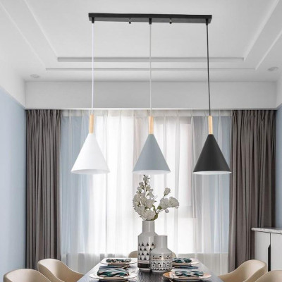 Đèn thả LUNAS kiểu dáng hiện đại trang trí nội thất cao cấp - kèm bóng LED chuyên dụng và đế ốp trần.