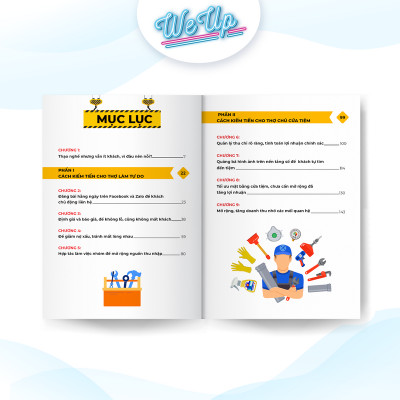 Sách Hướng dẫn chi tiết 10 cách kiếm tiền - đông khách dành cho thợ sửa chữa