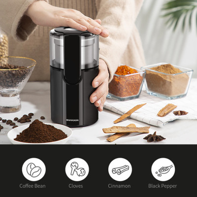 Máy xay hạt cà phê và gia vị đa năng Shardor CG628B Công suất: 200W - Hàng chính hãng