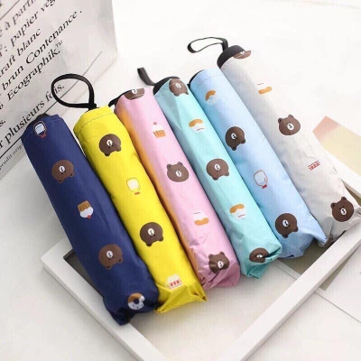 Ô dù đi mưa , che nắng gấp gọn hình gấu dễ thương cute chống tia UV , dù gấu xinh xắn nhỏ gọn dễ dàng mang theo mọi nơi
