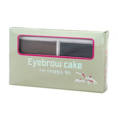 Bột kẻ mày 2 ngăn Mira Hàn Quốc  tặng kèm móc khoá 