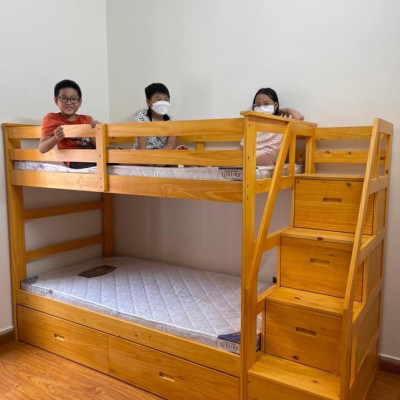 Giường 3 Tầng 165 (Vàng)