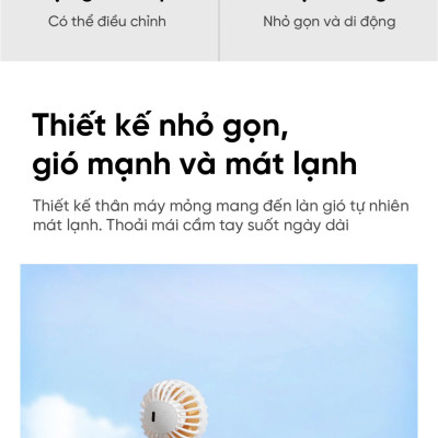 Quạt cầm tay Lumias X5 mini Hàng chính hãng