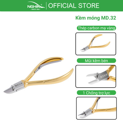 Kềm bộ thép cao cấp mạ vàng MD-32