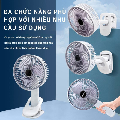 QUẠT ĐỂ BÀN CÓ SẠC TÍCH ĐIỆN PERFECT PF-QB2150 BẢO HÀNH 3 THÁNG - HÀNG CHÍNH HÃNG