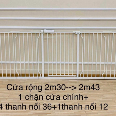 Thanh Nối 36cm Chắn Cửa Chặn Cầu Thang Umoo An Toàn Cho Bé