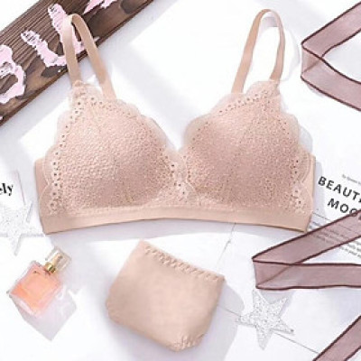 Áo Lót Ren Hoa BaBy Không Gọng Đệm Mỏng, Siêu Thông Thoáng AL33