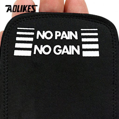 Găng tay tập gym AOLIKES 7639 hở mu bảo vệ lòng bàn tay sport wrist band