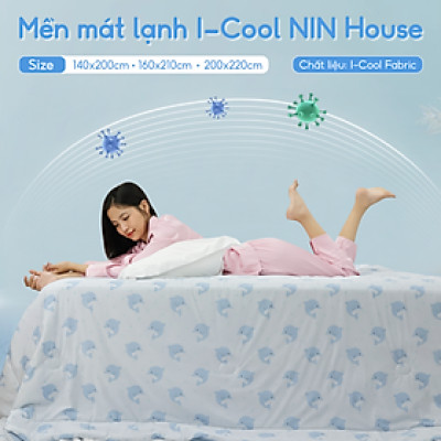 [CHĂN HÈ MÁT LẠNH] Mền lạnh I Cool Advance NIN House NM8028 160x210cm | Chăn chần cotton Ice Silk, Chăn điều hoà nhiều độ