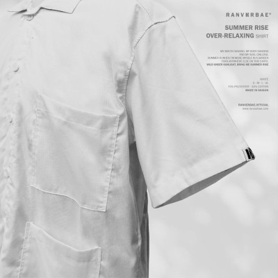 Áo Sơmi RANV RBAE OVER-RELAXING Trắng