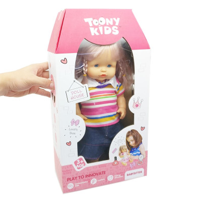 Đồ Chơi Búp Bê TOONYKIDS - Đồ Chơi Cho Bé Gái - BABY SISTER TN022 [Tặng Kèm Sticker]