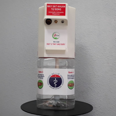 Máy phun dung dịch sát khuẩn tự động không chạm MSK02 (hàng chính hãng)